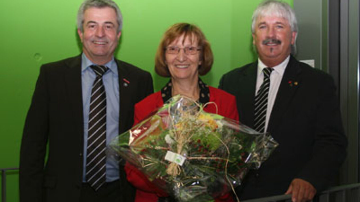 Foto: Präsidium (von links nach rechts): Dieter Schnitzer, Brigitte Mannert, Michael Lehnert