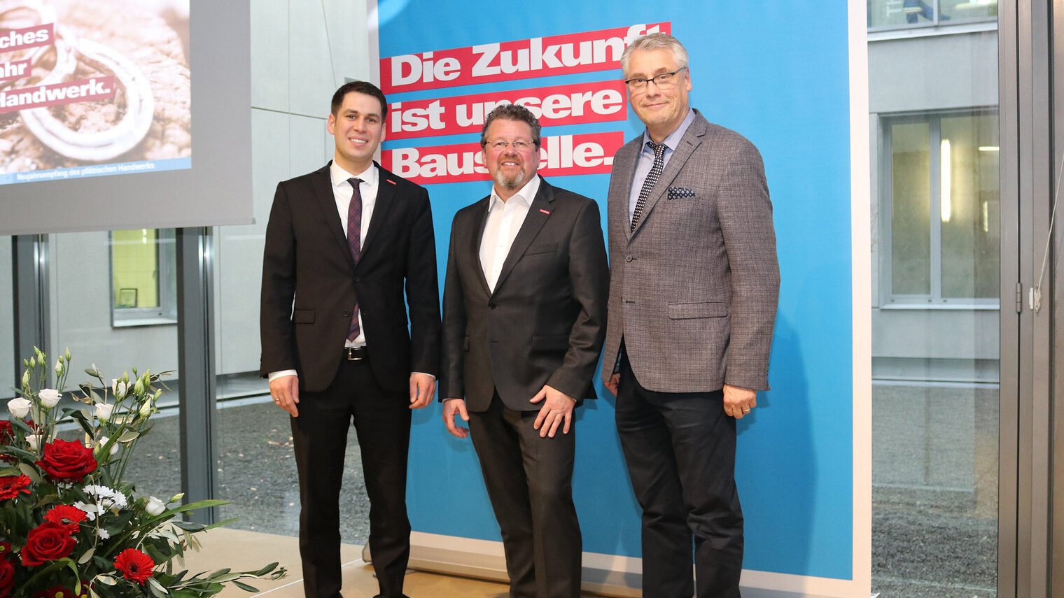 v.l.n.r: Dr. Till Mischler, Dirk Fischer und Prof. Dr. Friedrich Hubert Esser