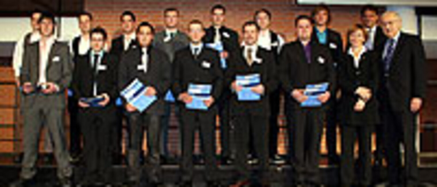 Meisterfeier 2010- Prüfungsbeste