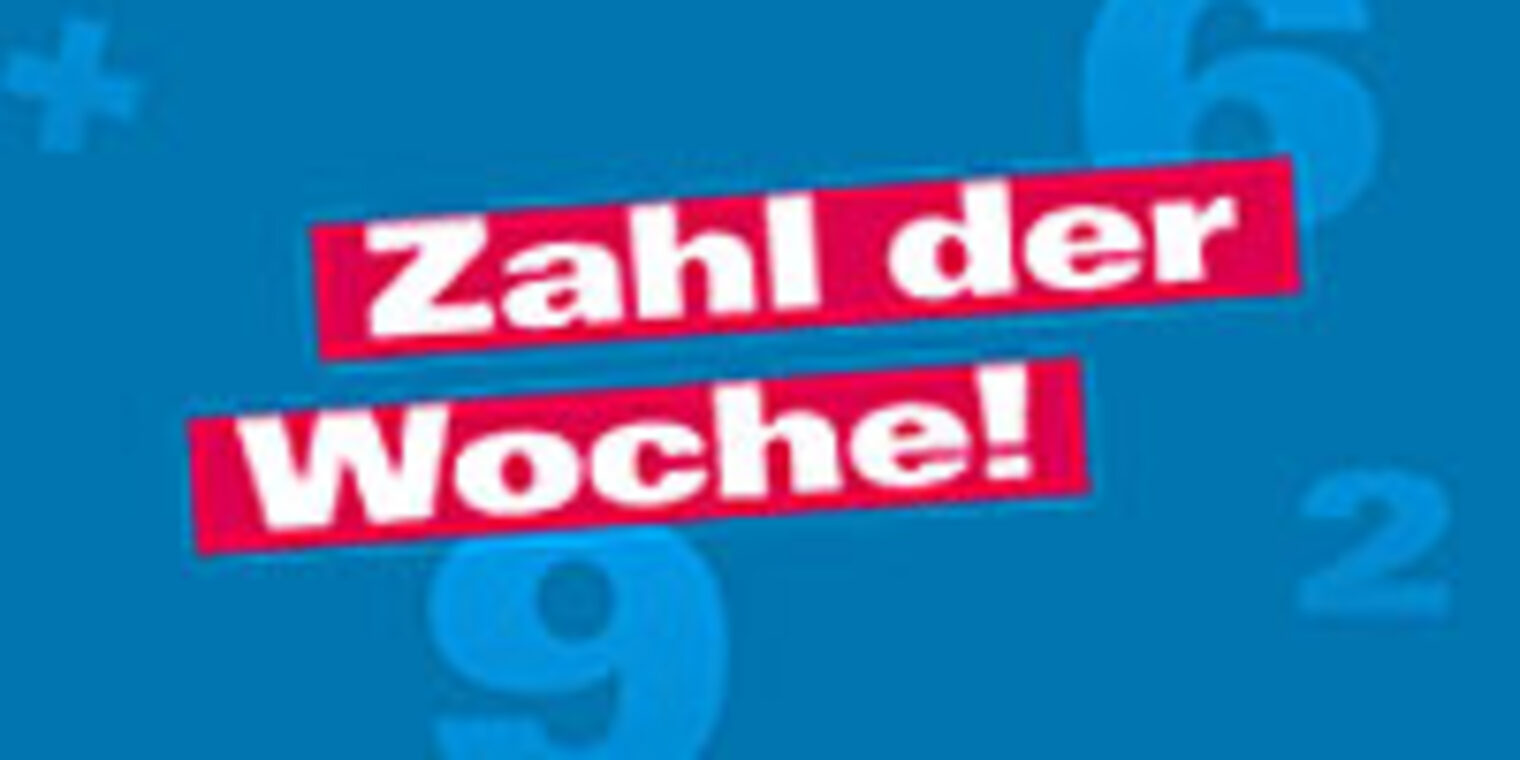 Zahl der Woche