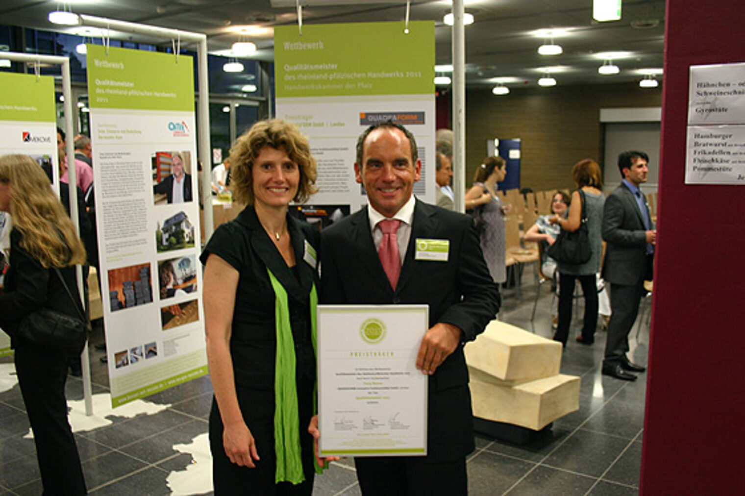 QM_Ministerin Lemke, Qualitätsmeister Franz Renno