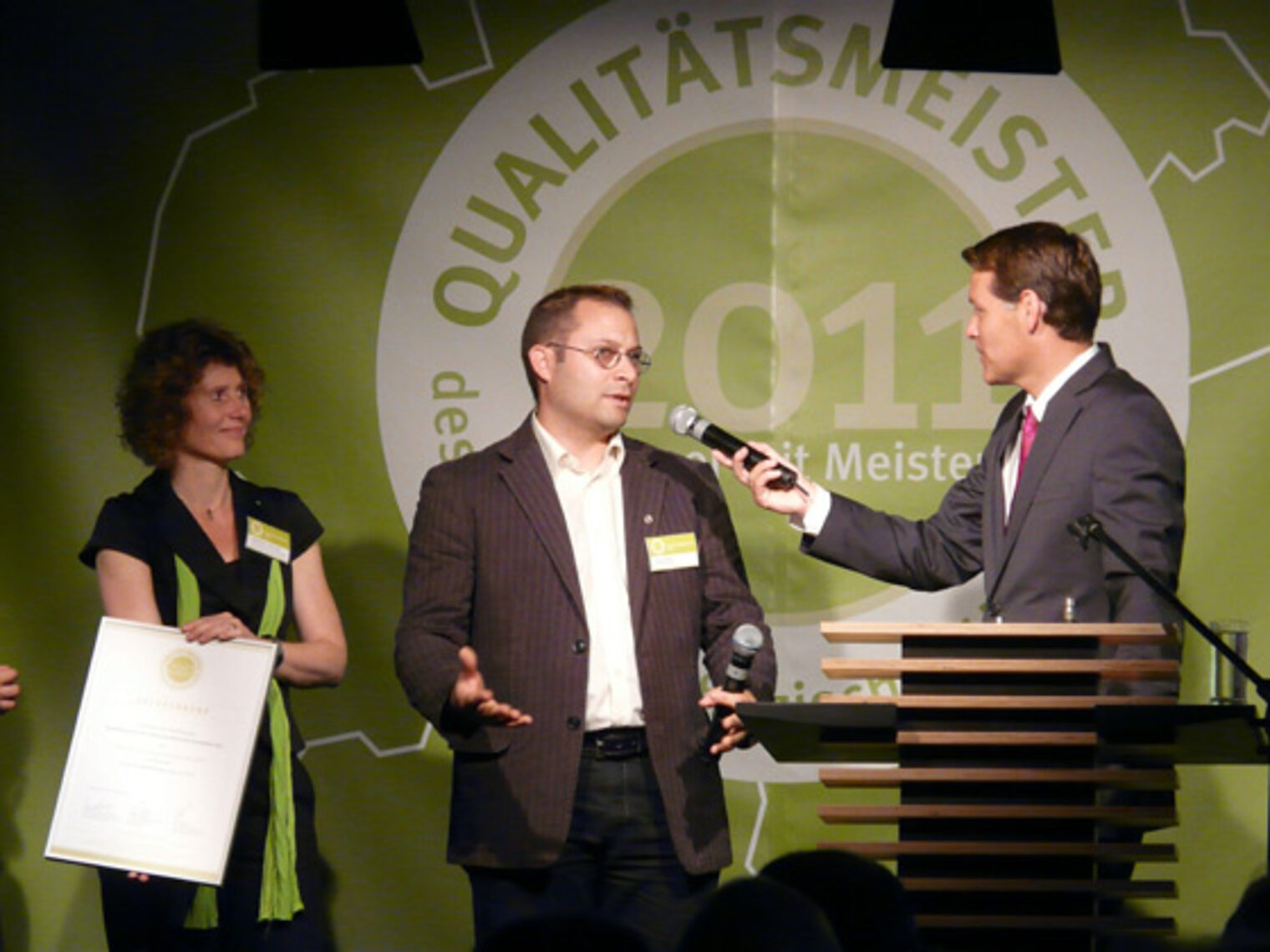 QM_Staatsministerin Lemke, Torsten Boschert, Holger Wienpahl