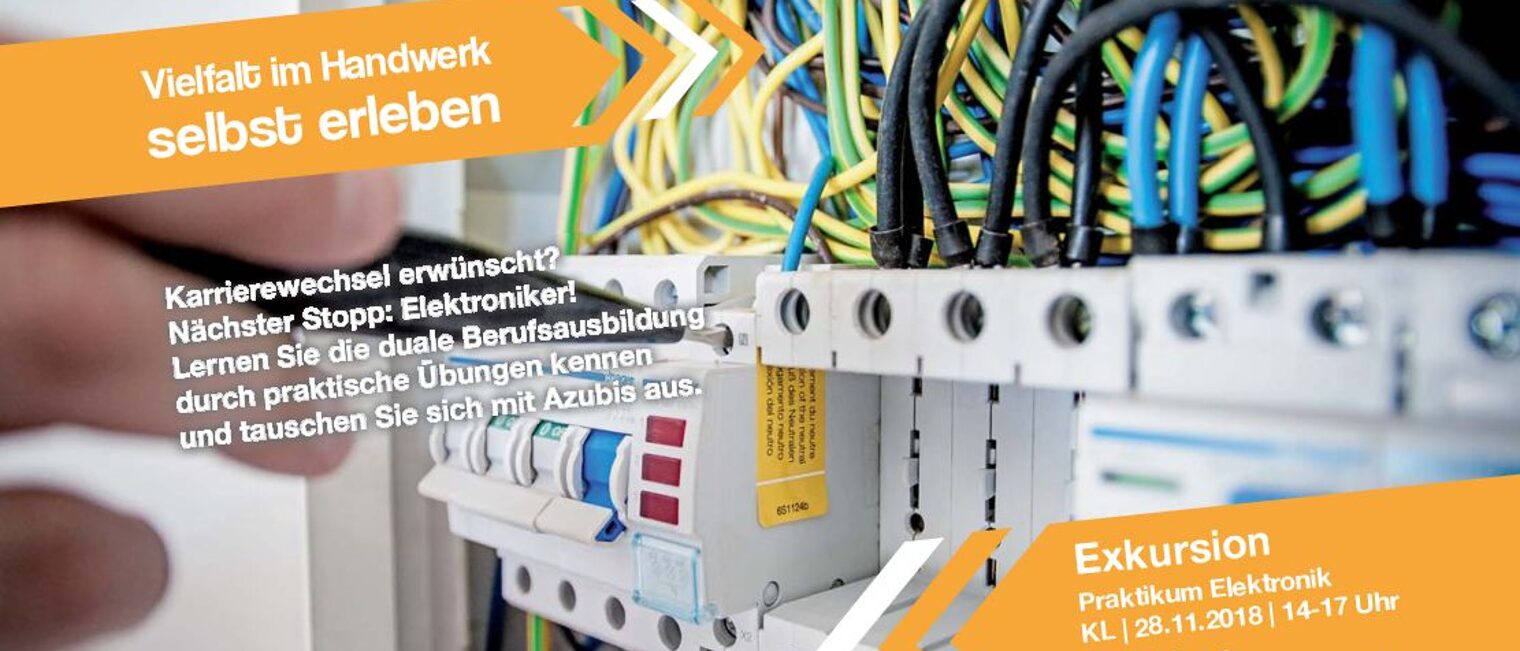 Flyer-Praktikum Elktroniker