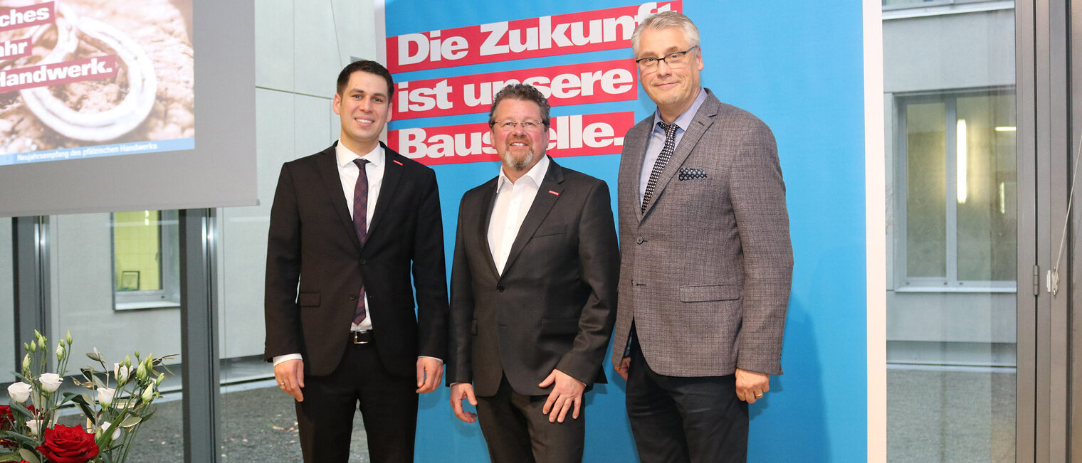 v.l.n.r: Dr. Till Mischler, Dirk Fischer und Prof. Dr. Friedrich Hubert Esser