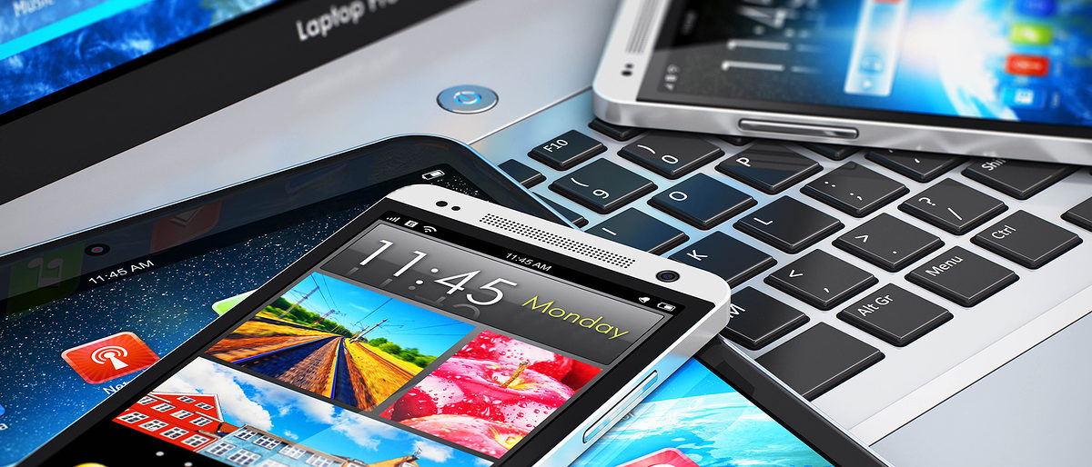 Mobility and modern internet business communication technology concept: macro view of laptop or notebook, tablet computer PC and black glossy touchscreen smartphones with color interfaces with icons and buttons Schlagwort(e): laptop, notebook, smartphone, tablet, pc, computer, mobile, phone, cellphone, cellular, telephone, technology, mobility, wireless, screen, display, touchscreen, monitor, business, concept, communication, telecommunication, connection, social, media, device, white, network, networking, wifi, internet, web, www, cloud, computing, icon, service, multimedia, button, app, object, background, render, 3d, digital, information, office, application, electronic, data, laptop, notebook, smartphone, tablet, pc, computer, mobile, phone, cellphone, cellular, telephone, technology, mobility, wireless, screen, display, touchscreen, monitor, business, concept, communication, telecommunication, connection, social, media, device, white, network, networking, wifi, internet, web, www, cloud, computing, icon, service, multimedia, button, app, object, background, render, 3d, digital, information, office, application, electronic, data