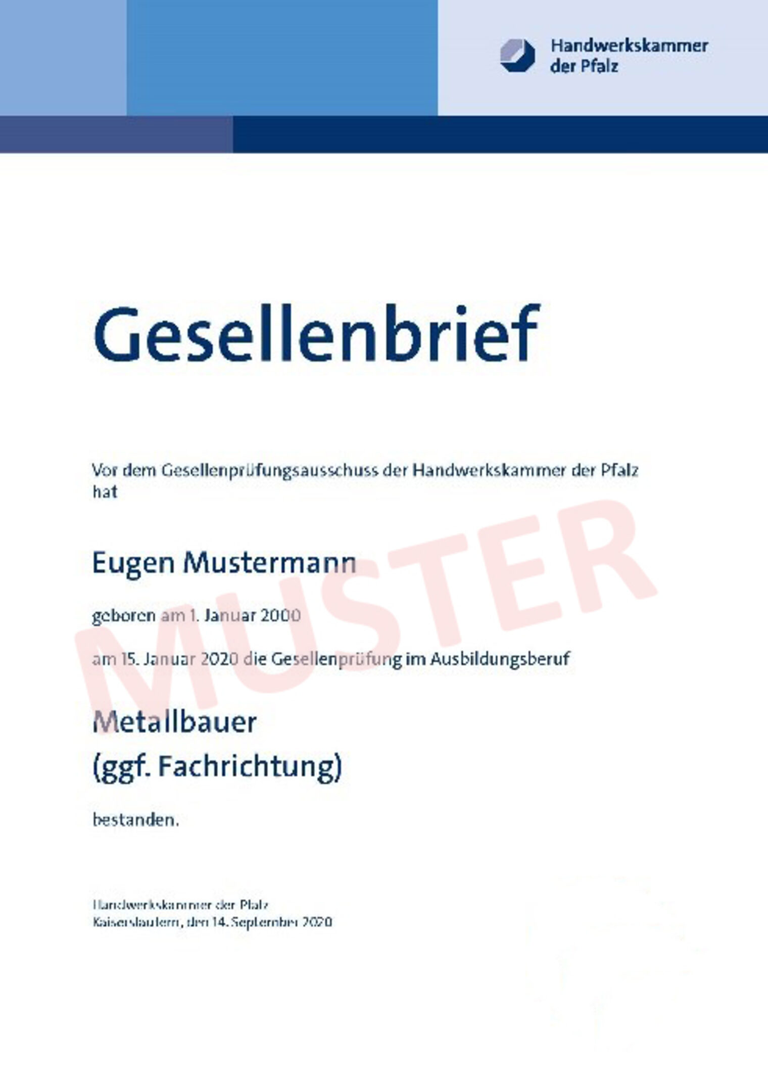 Gesellenbrief_mit Muster_ohne Siegel