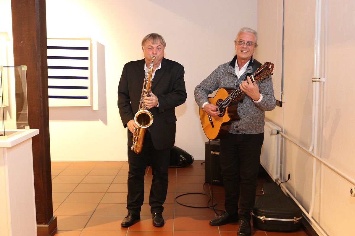 Duo "Present Art Collection" - Helmut Engelhardt und Martin Haberer Duo "Present Art Collection" - Helmut Engelhardt und Martin Haberer