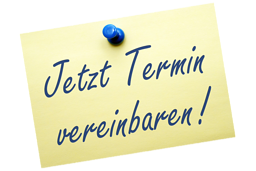 Jetzt Termin vereinbaren! transparent