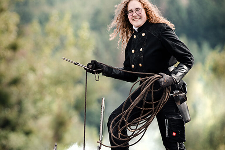 1. Platz: Leonie Gossler, Kategorie 4, Zwischen Ruß und Rauch