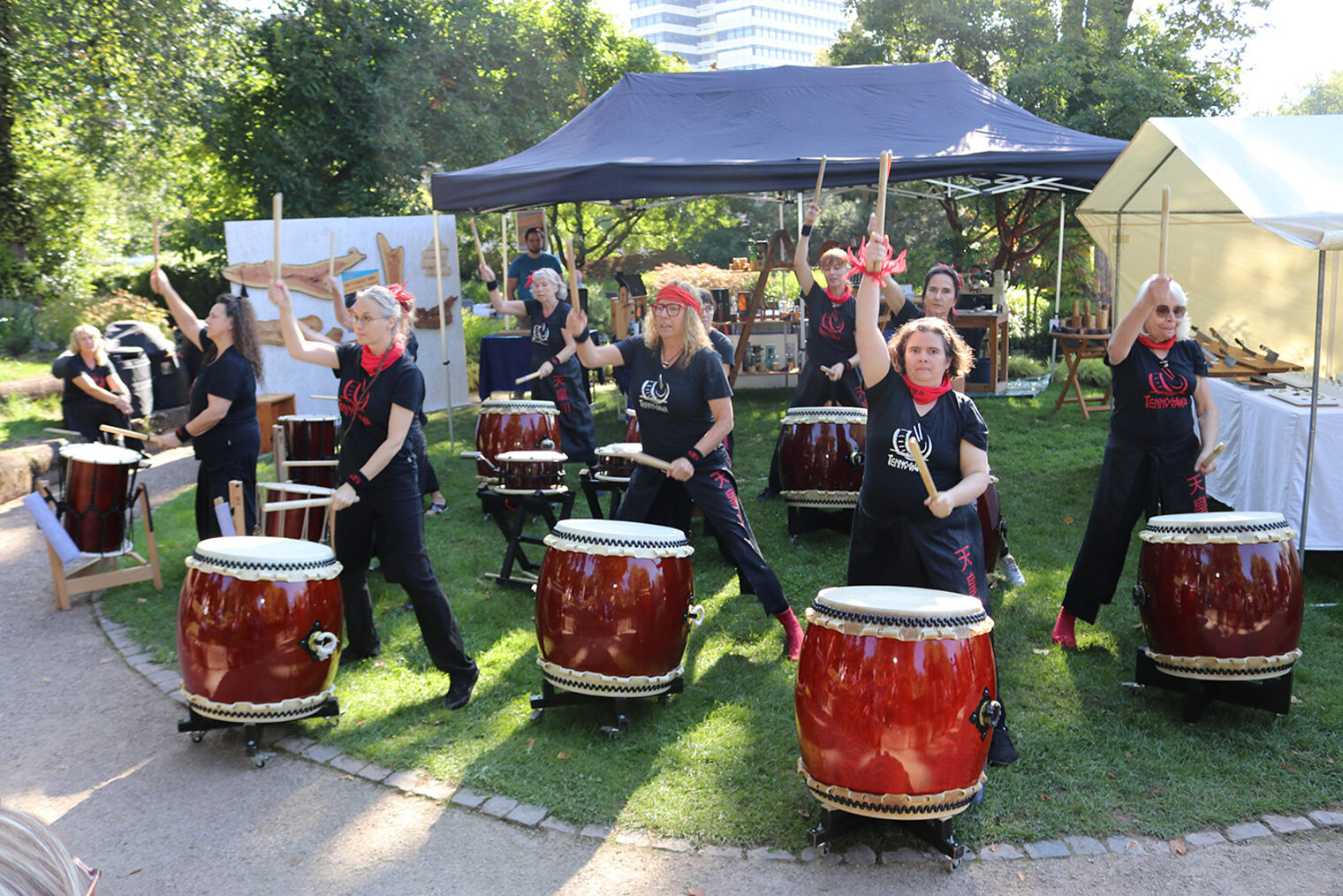 Japanische Trommelgruppe "TENNOGAWA" aus Kaiserslautern